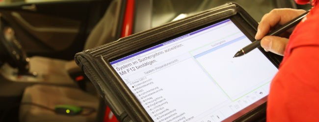Moderne Fahrzeugdiagnose bei Bühler in Mannheim
